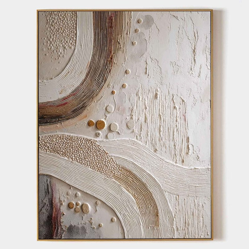 Wall Art Minimalist 3D Abstract Flowing Waves
