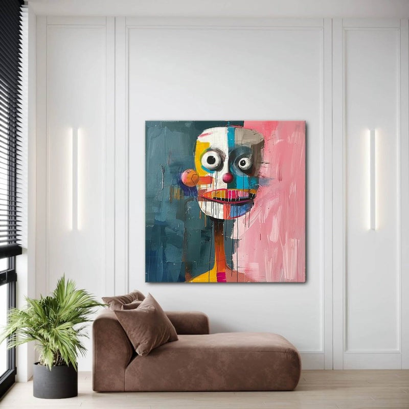 Wall Art Colorful Abstract Portrait