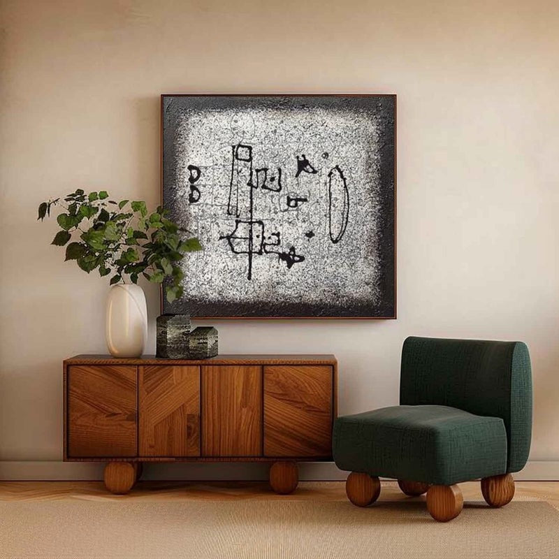 Wall art Minimalist Monochrome Line Wabi-Sabi