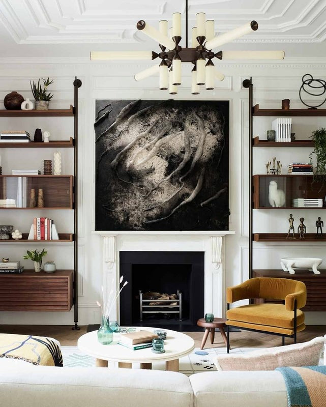 Wall Art Monochrome Swirl Relief