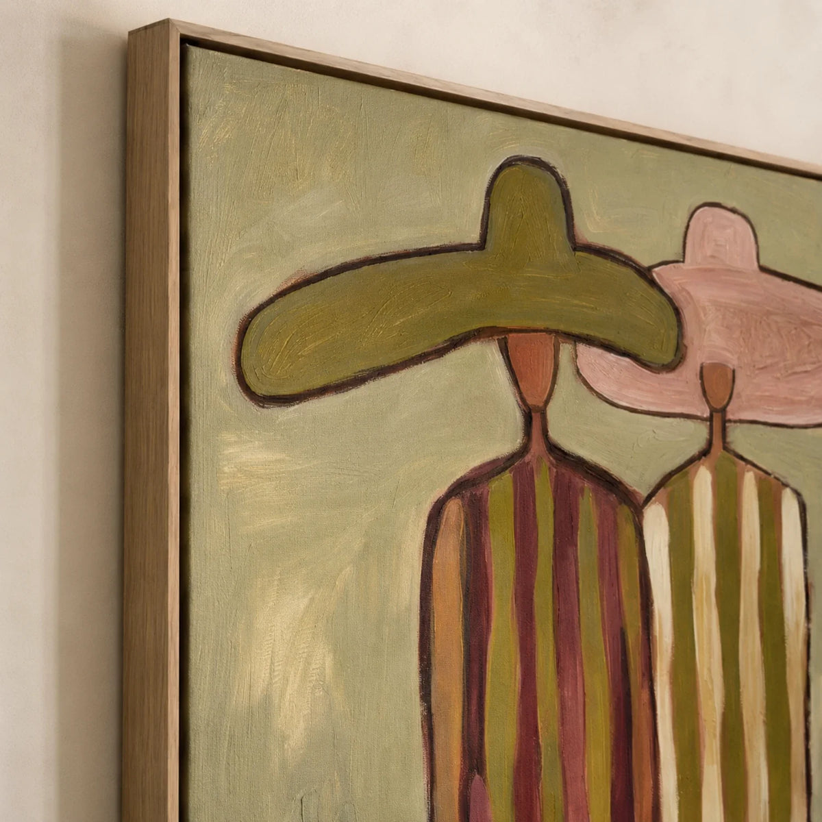 Kinship Faceless Women Figurative Oil Painting