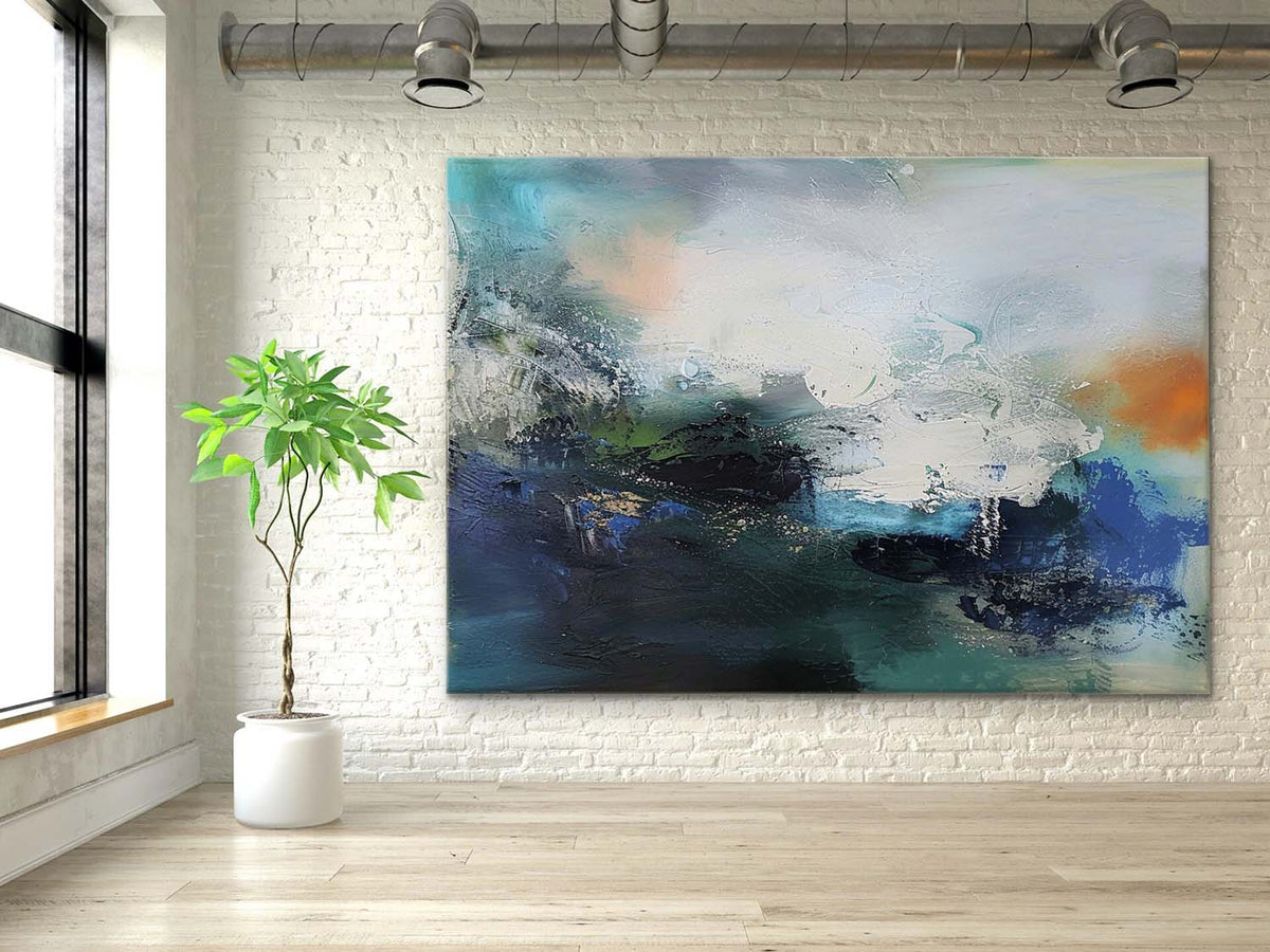 Wall Art Colorful Misty Atmospheric Abstract