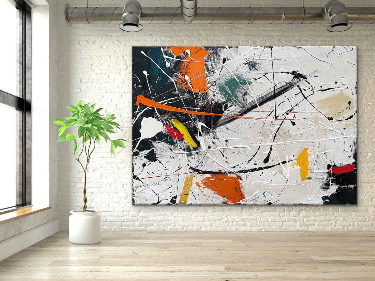 Wall Art Abstract Expressionist Graffiti Bold