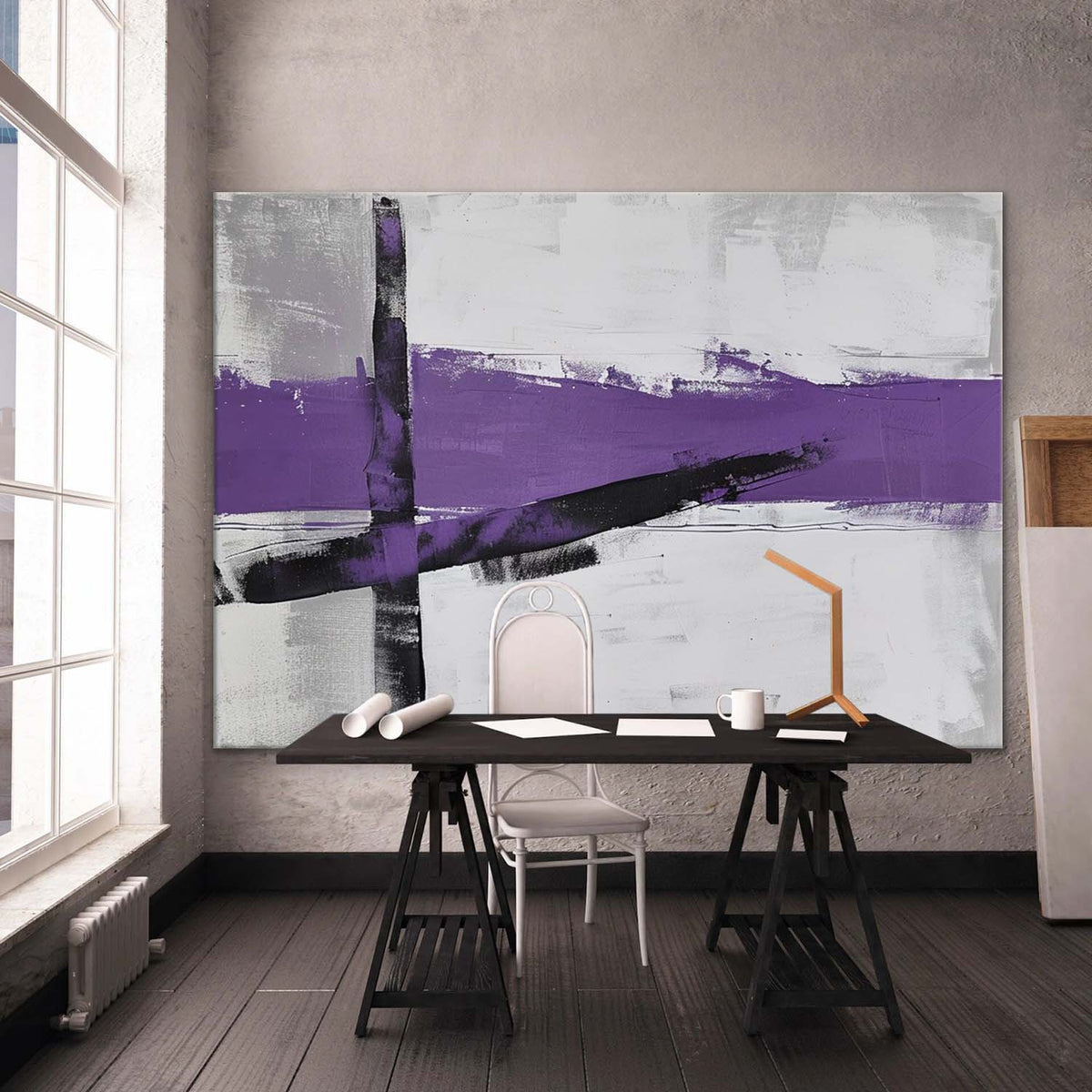 Wall Art Square Abstract Geometric