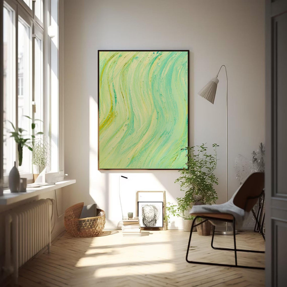 Wall Art Minimalist Modern Organic Abstract Serene