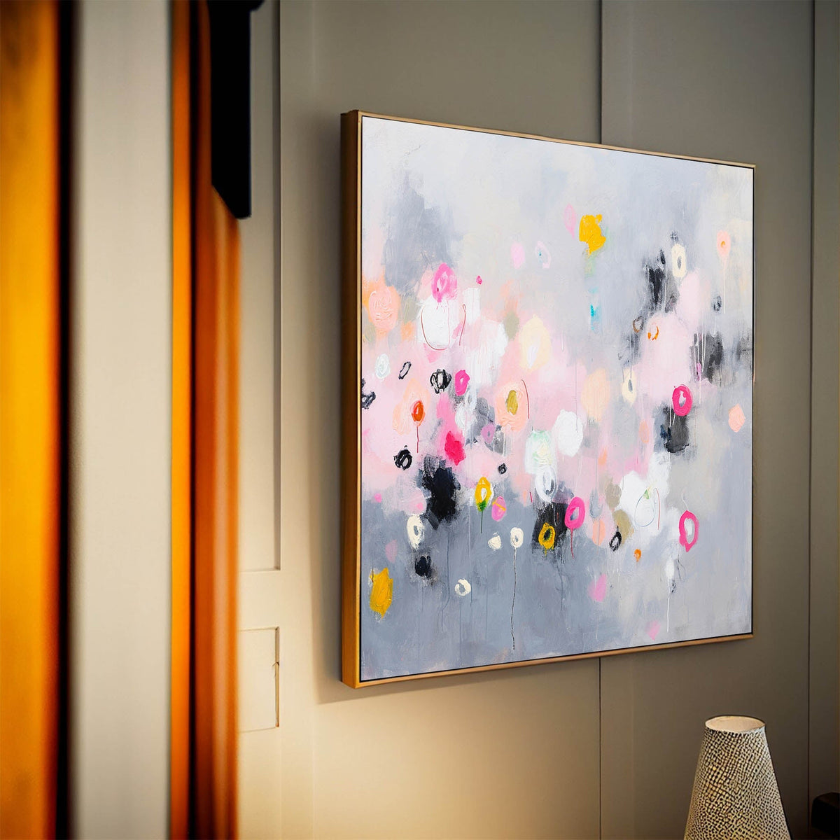 Wall Art Playful Energetic Abstract Colorful