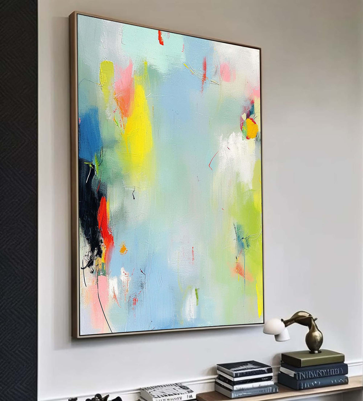 Wall Art Soft Fluid Wash Abstract Painterly