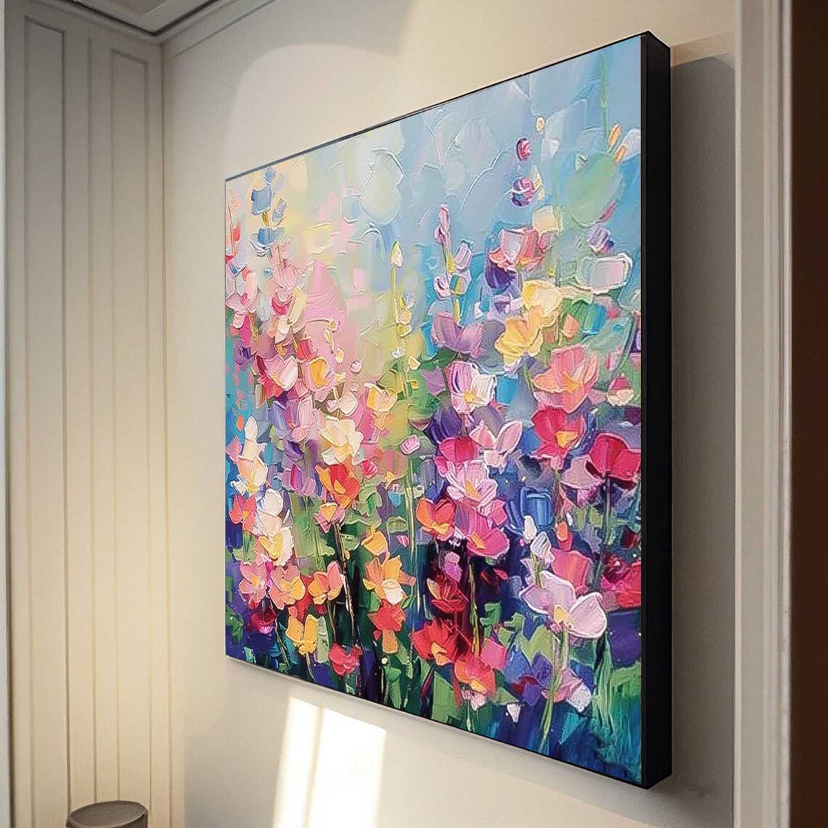 Wall Art Impasto Floral Cheerful Lively