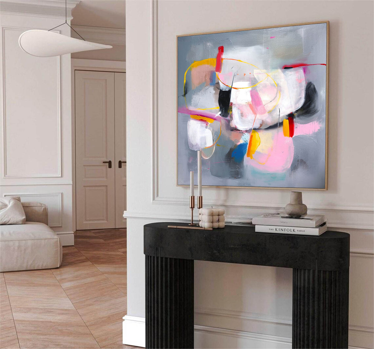 Wall Art Abstract Vibrant Abstract Organic