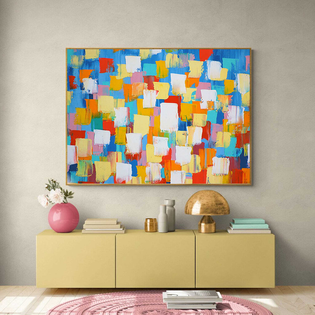 Wall Art Playful Energetic Artistic Abstract