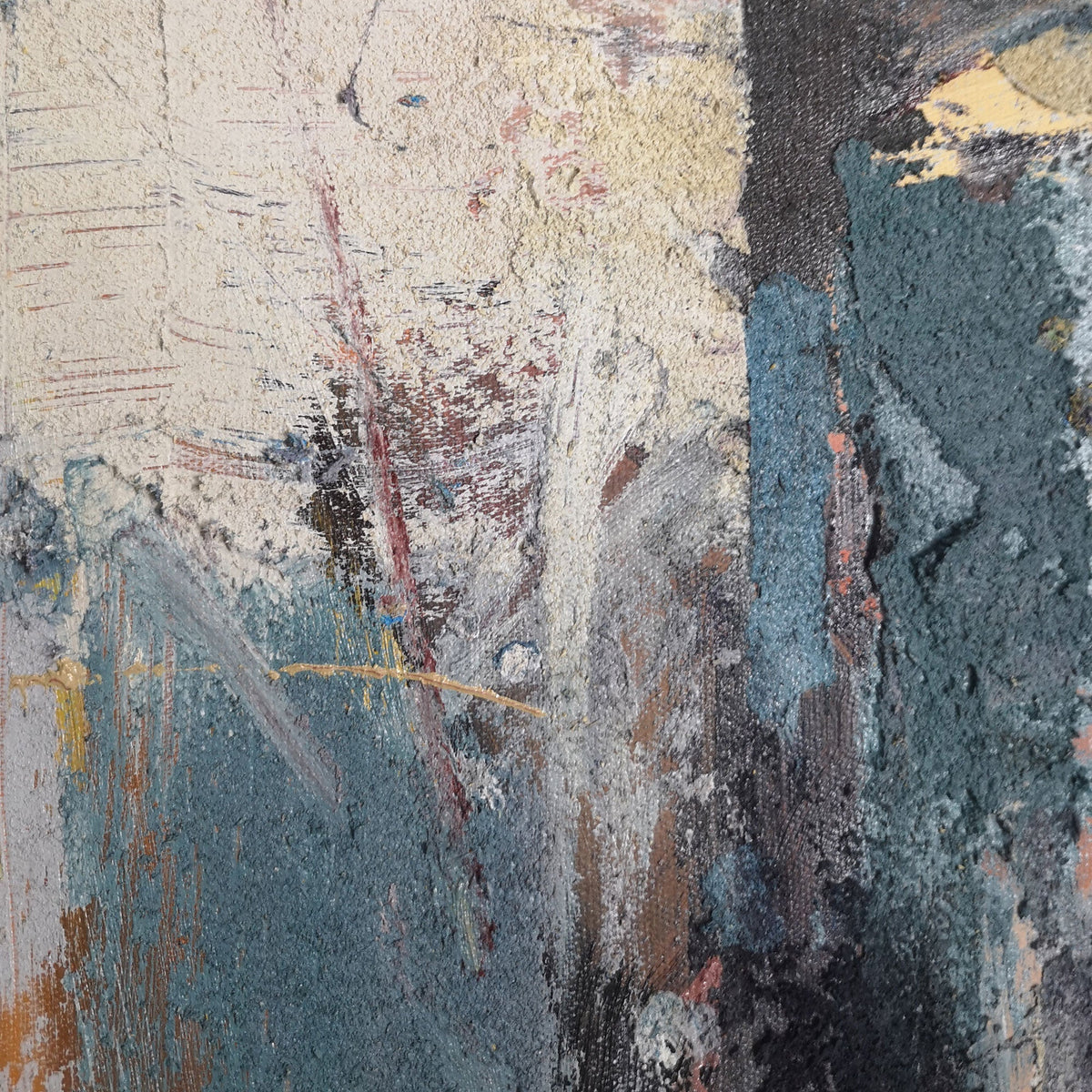 Atmospheric Abstract Landscape Painting