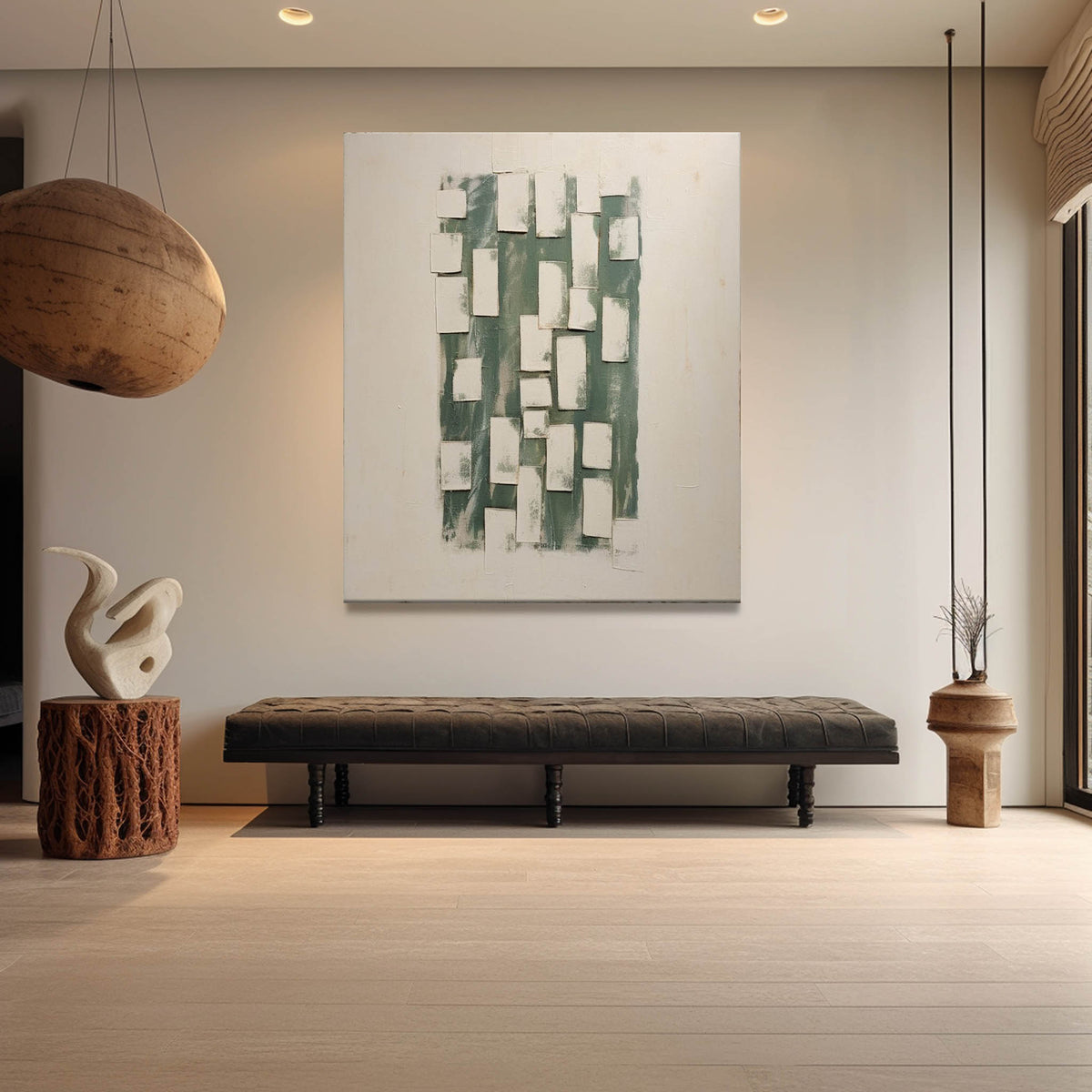 Wall Art Vertical Wabi-Sabi Abstract Minimalist