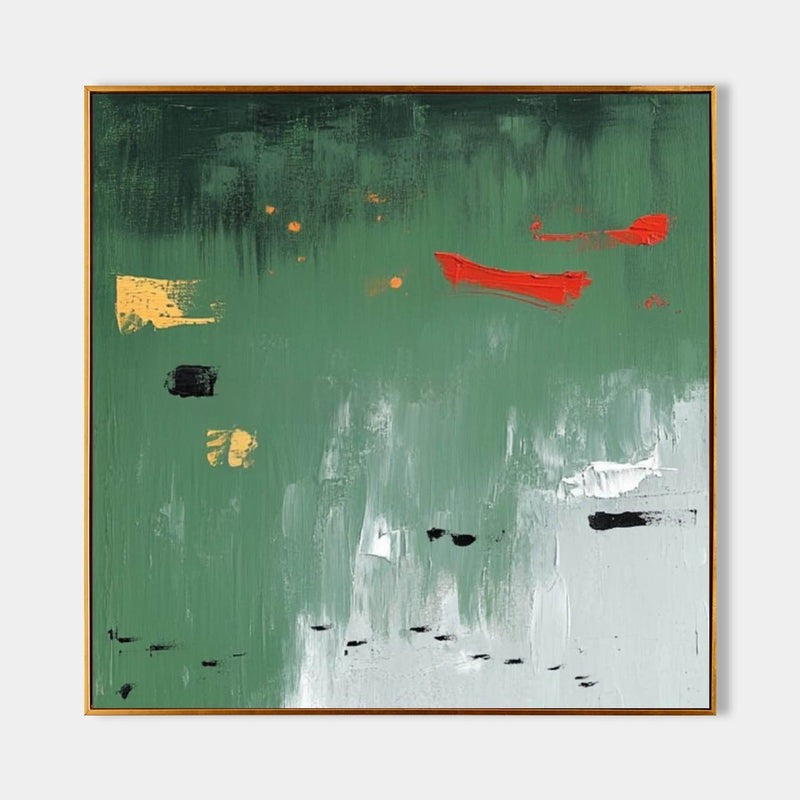 Wall Art Calm Textured Serene Green