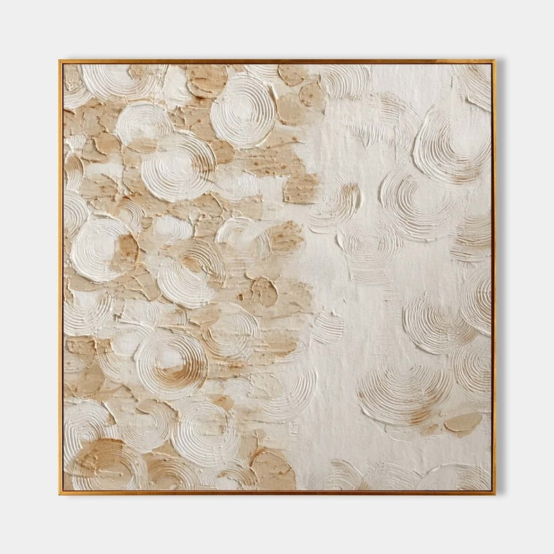 Wall Art Neutral Textured Oil Painting