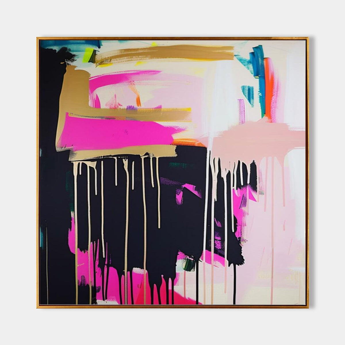 Wall Art Colorful Vibrant Dynamic Energetic