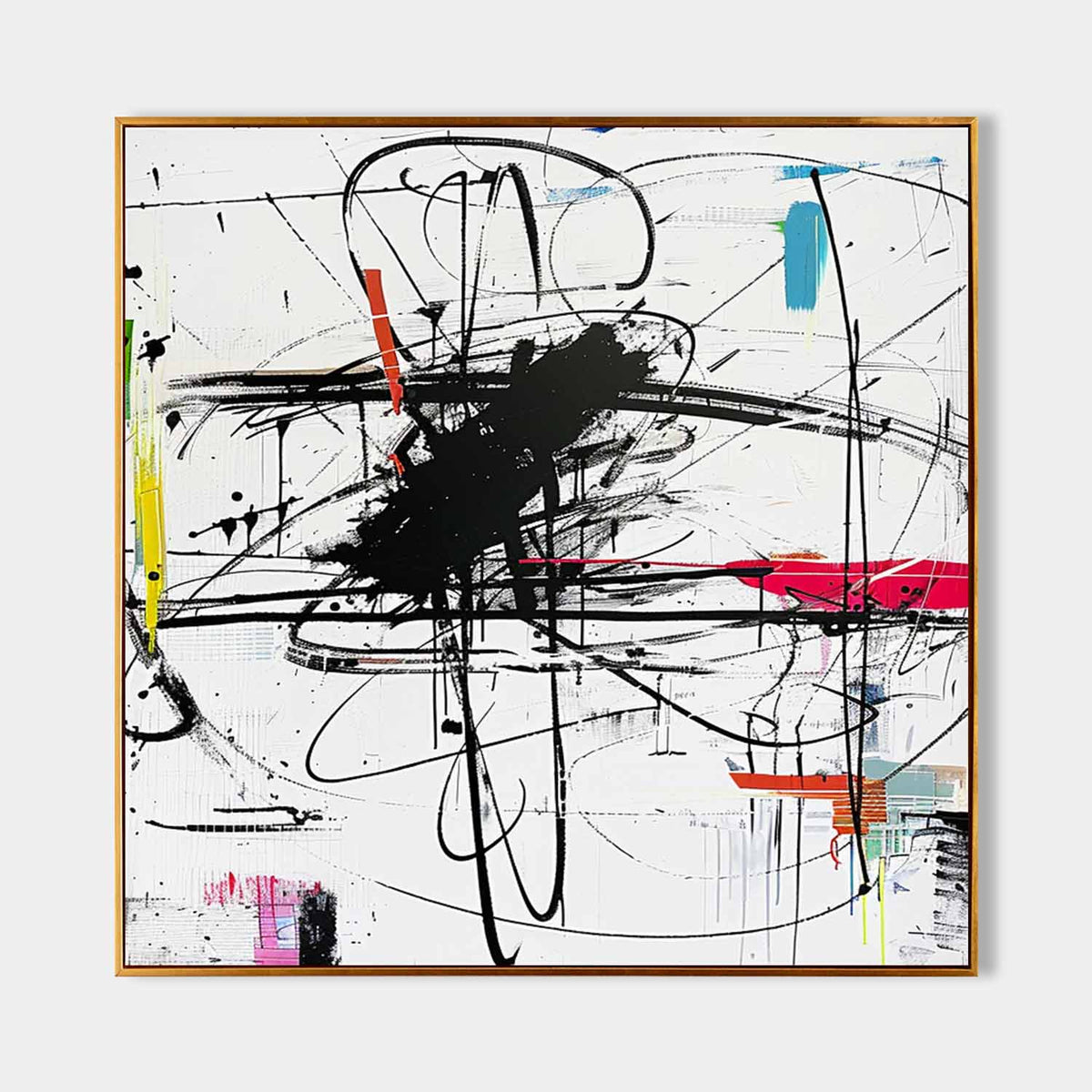 Wall Art Vibrant Graffiti Multicolor