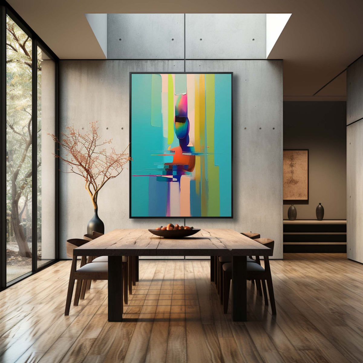 Wall Art Palette Colorful Abstract Contemporary
