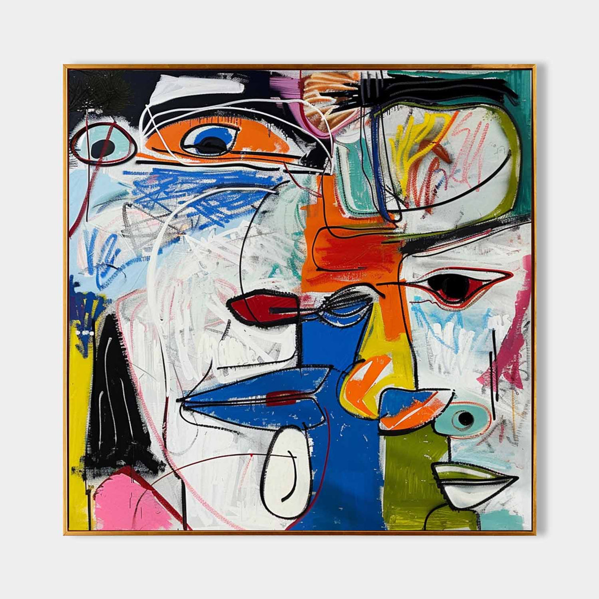 Wall Art Abstract Graffiti Modern Urban Pop