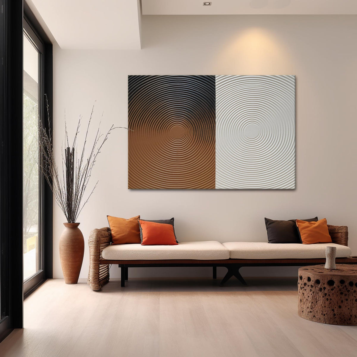 Wall Art Hypnotic Zen Minimalism Geometric Balance
