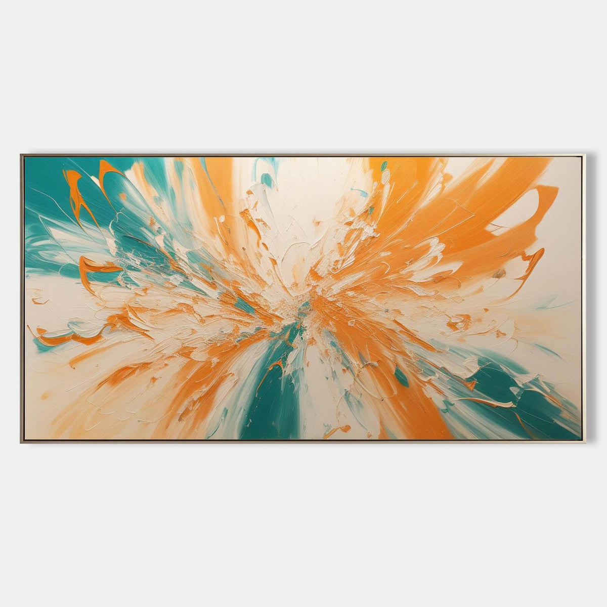Wall Art Horizontal Plaster Minimalist Abstract