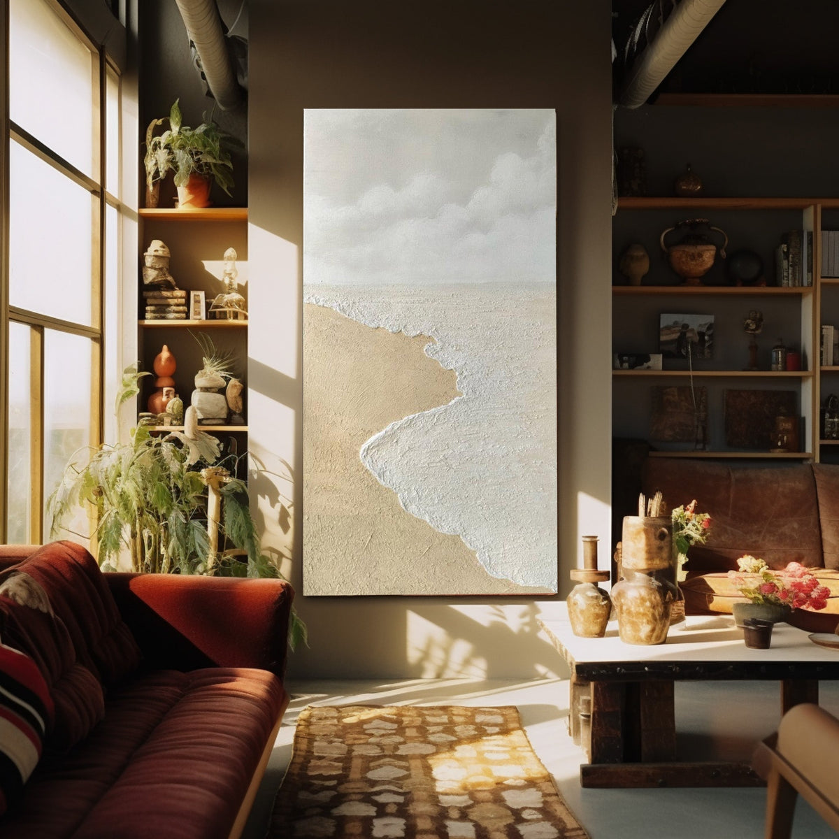 Oceane Plaster Art Texture Wall Art Painting