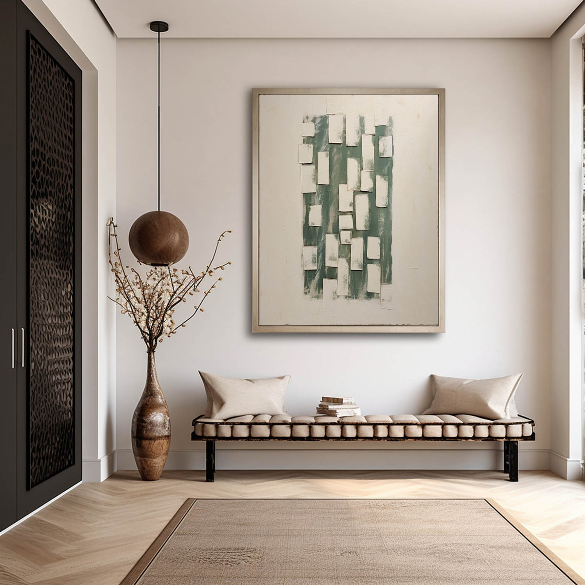 Wall Art Vertical Wabi-Sabi Abstract Minimalist