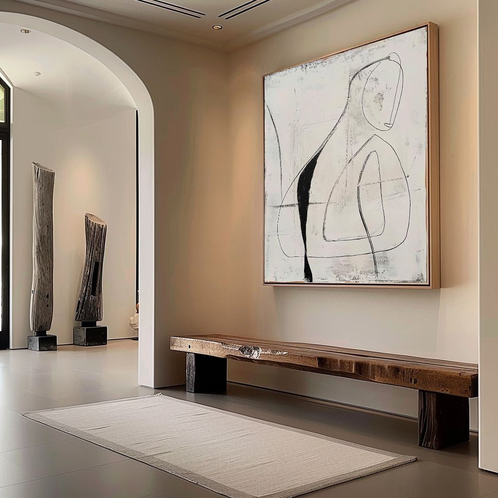 Contemporary Art Minimalist Abstract Painting - Neutralighting