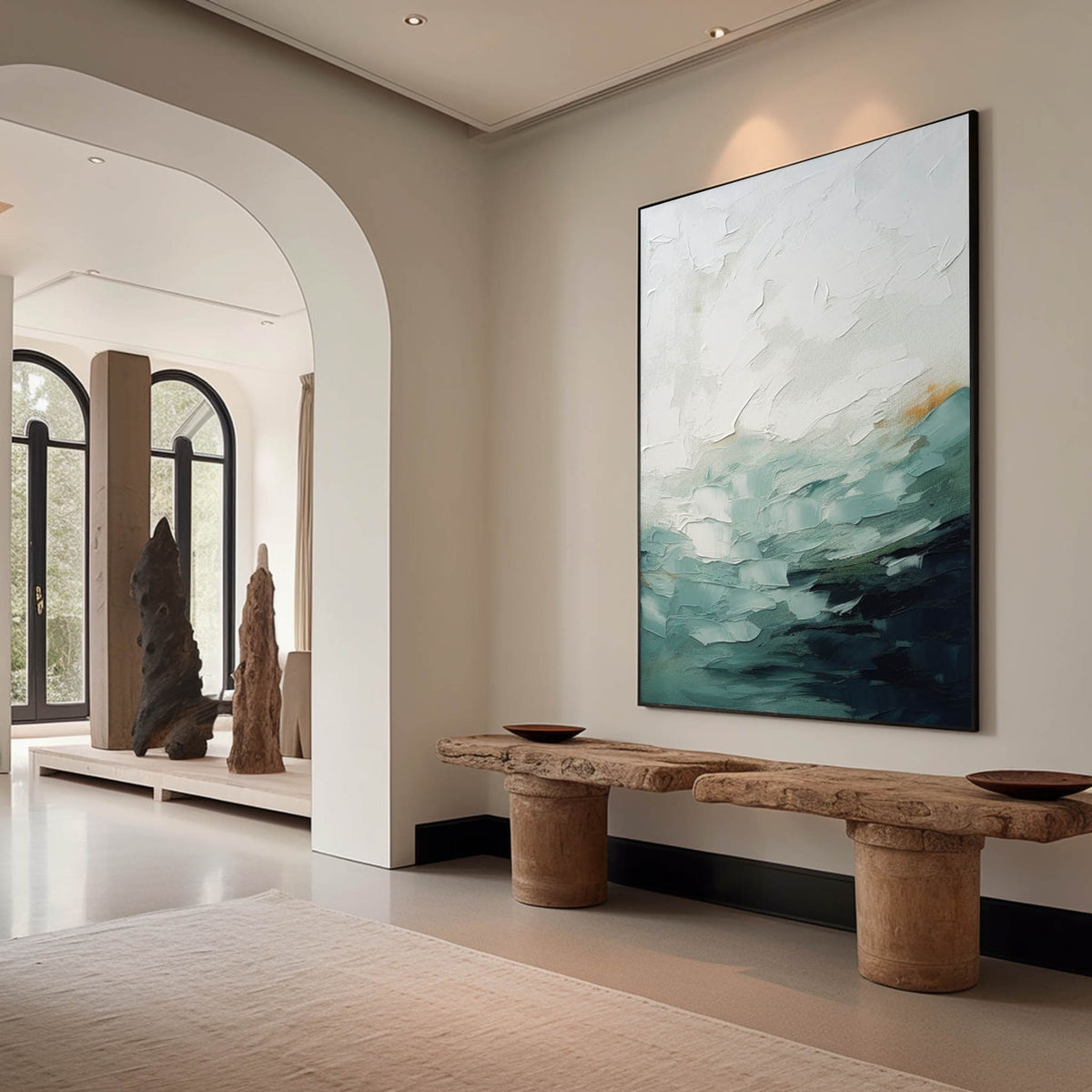 Wall Art Misty Subtle Serene Calm Modern
