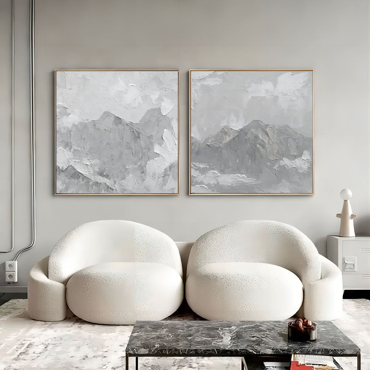 Wall Art Landscape Brown Serene Neutral