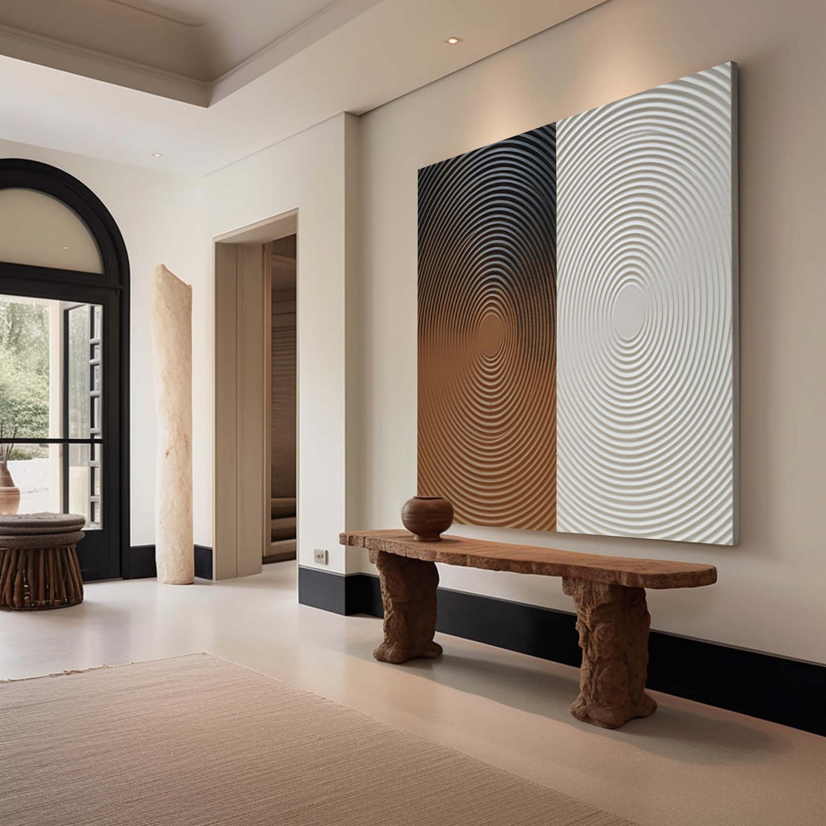 Wall Art Hypnotic Zen Minimalism Geometric Balance