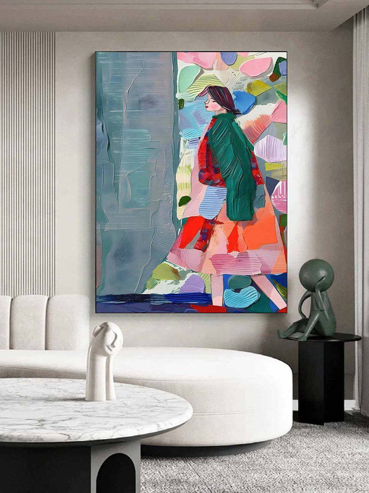 Wall Art Colorful Vibrant Fashionable Artistic