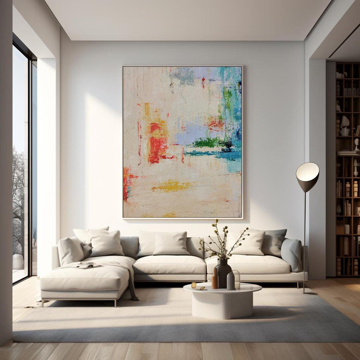 Minimalist Textured Abstract Canvas Wall Art