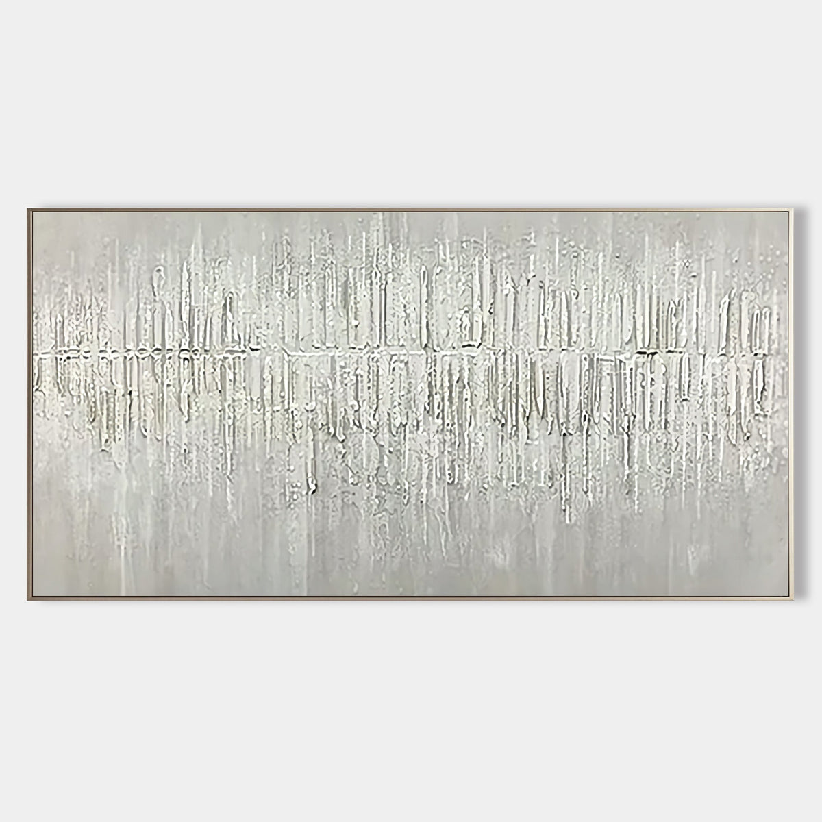 Monochrome Vertical Texture Oil Painting