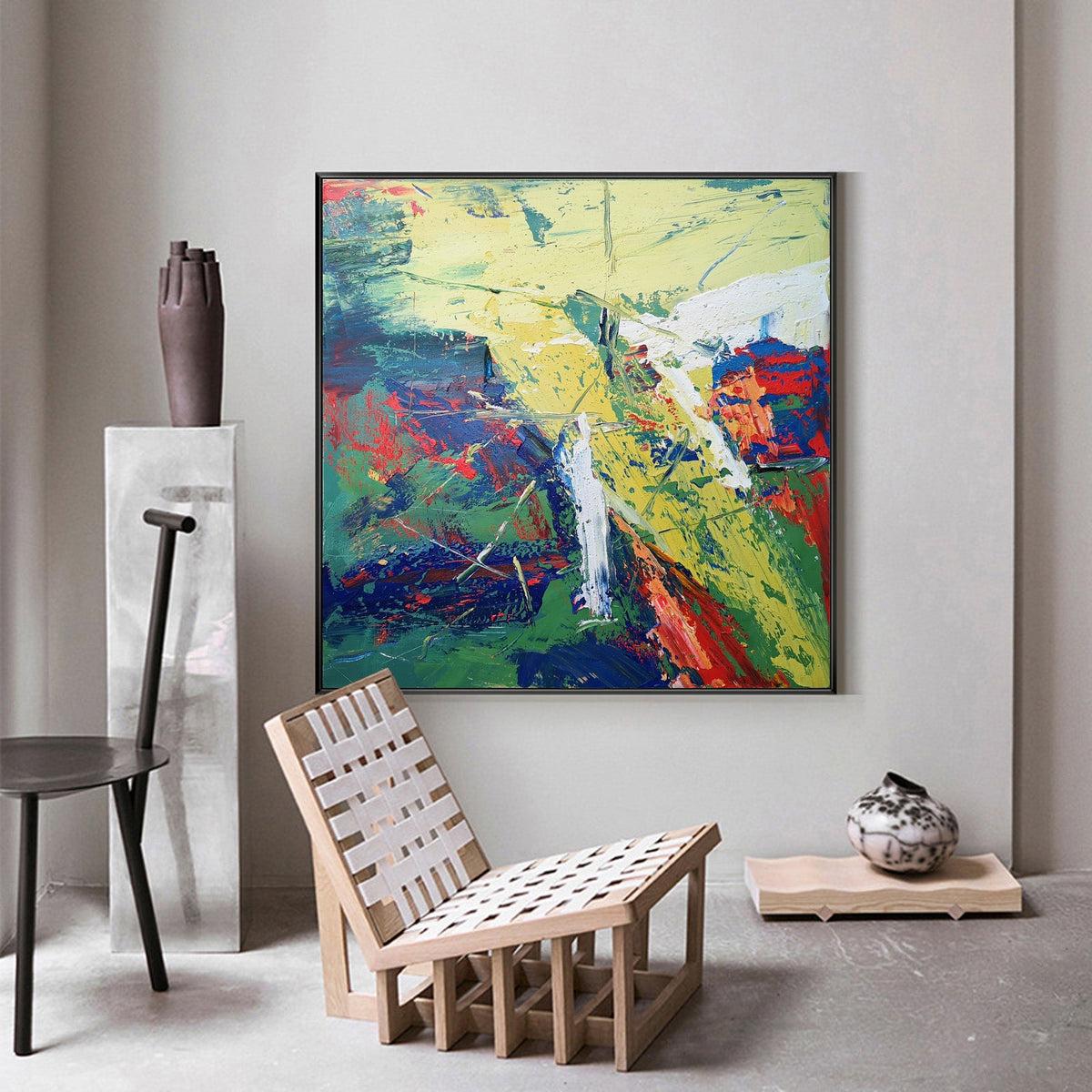 Colorful Abstract Expressionist Painting
