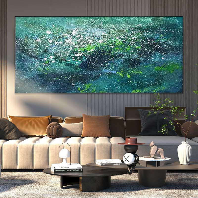Wall Art Abstract Gradient Energetic Modern