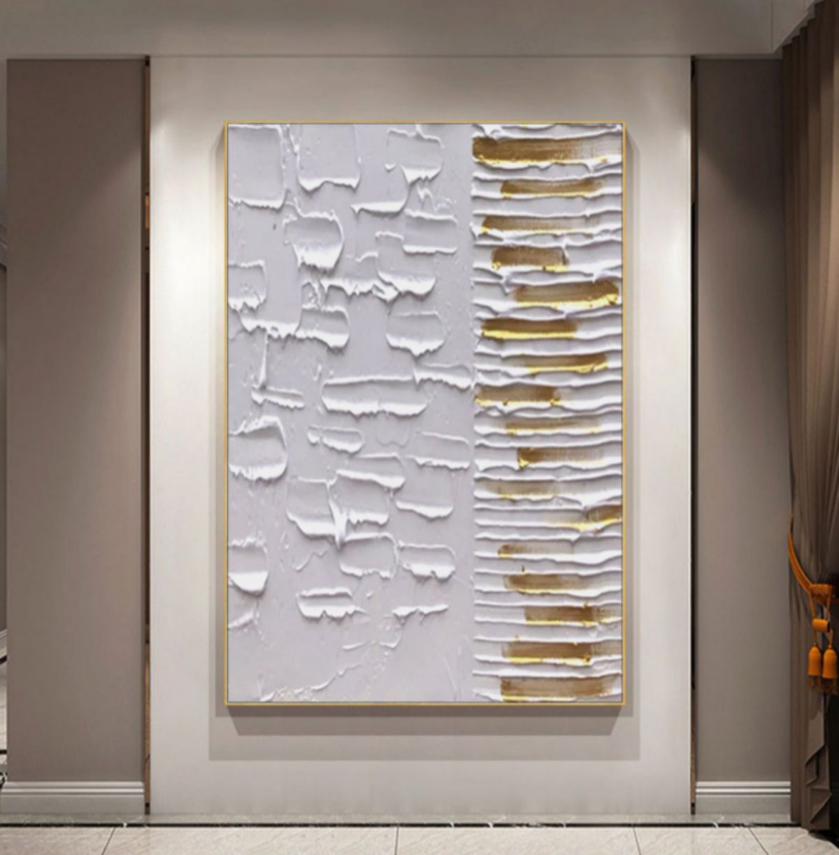 Wall Art Impasto Relief Abstract Contemporary