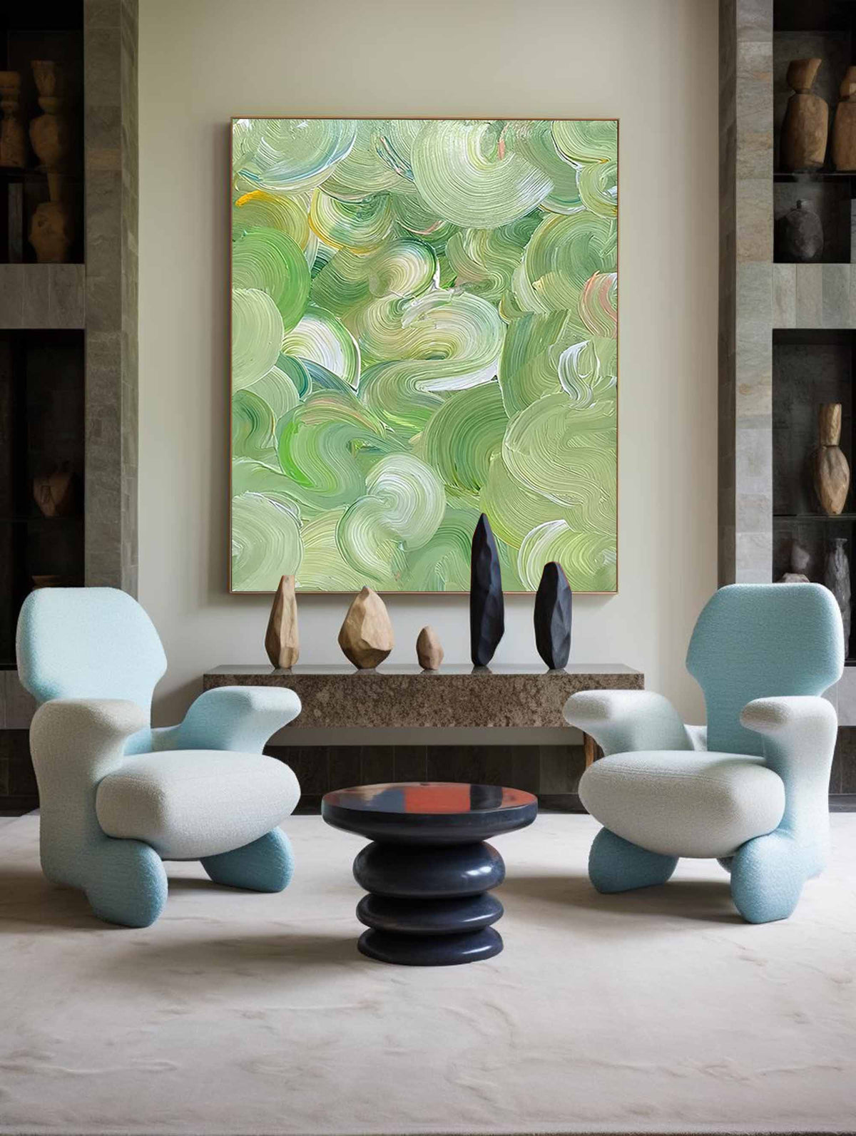 Abstract Canvas Art #AB129