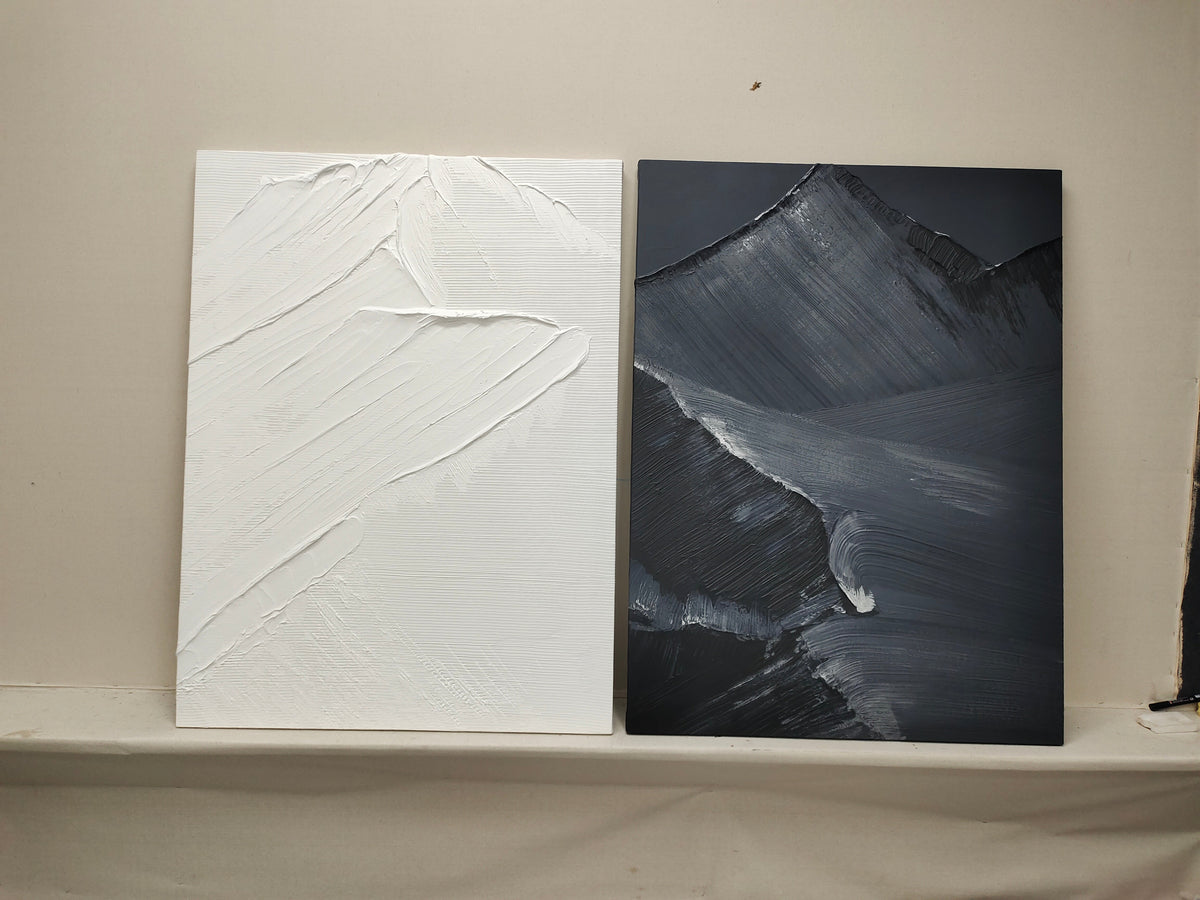 Wall Art Abstract Mountain Minimalist Landscape