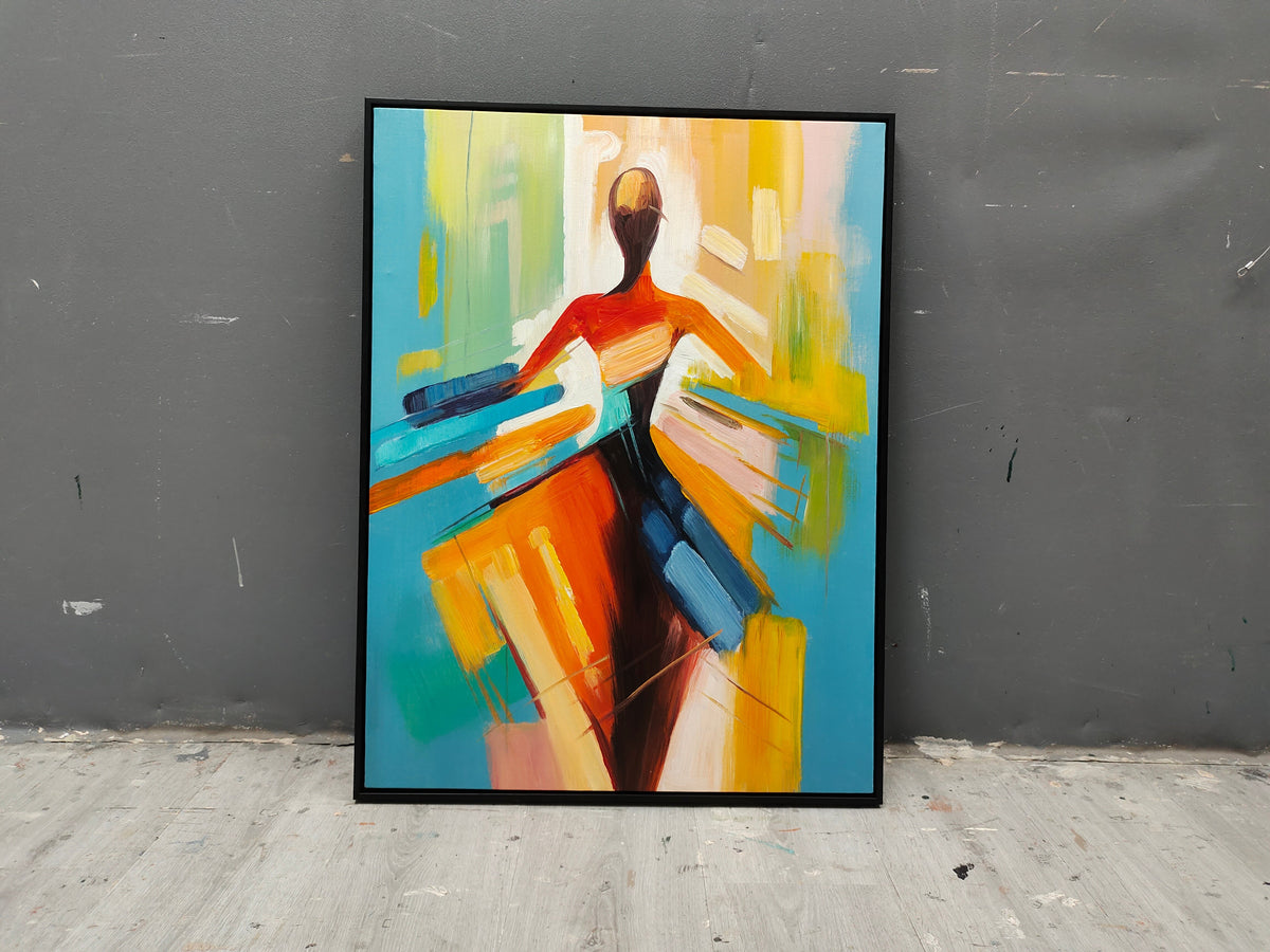 Wall Art Palette Vibrant Modern Edgy