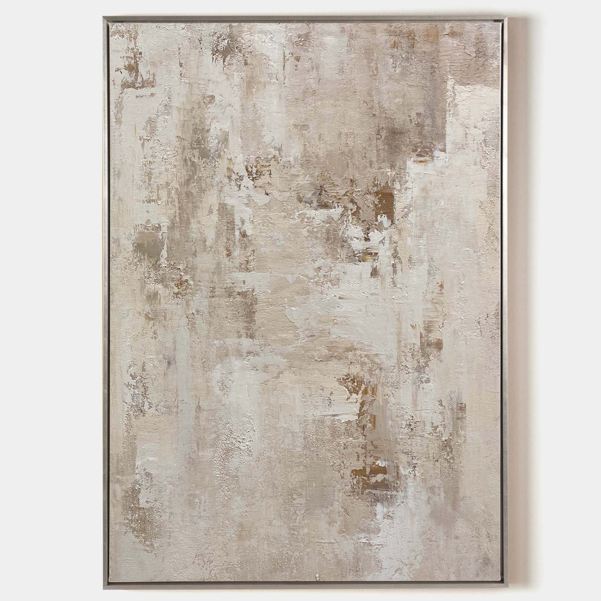 Beige Wabi Sabi Textured Canvas Wall Art