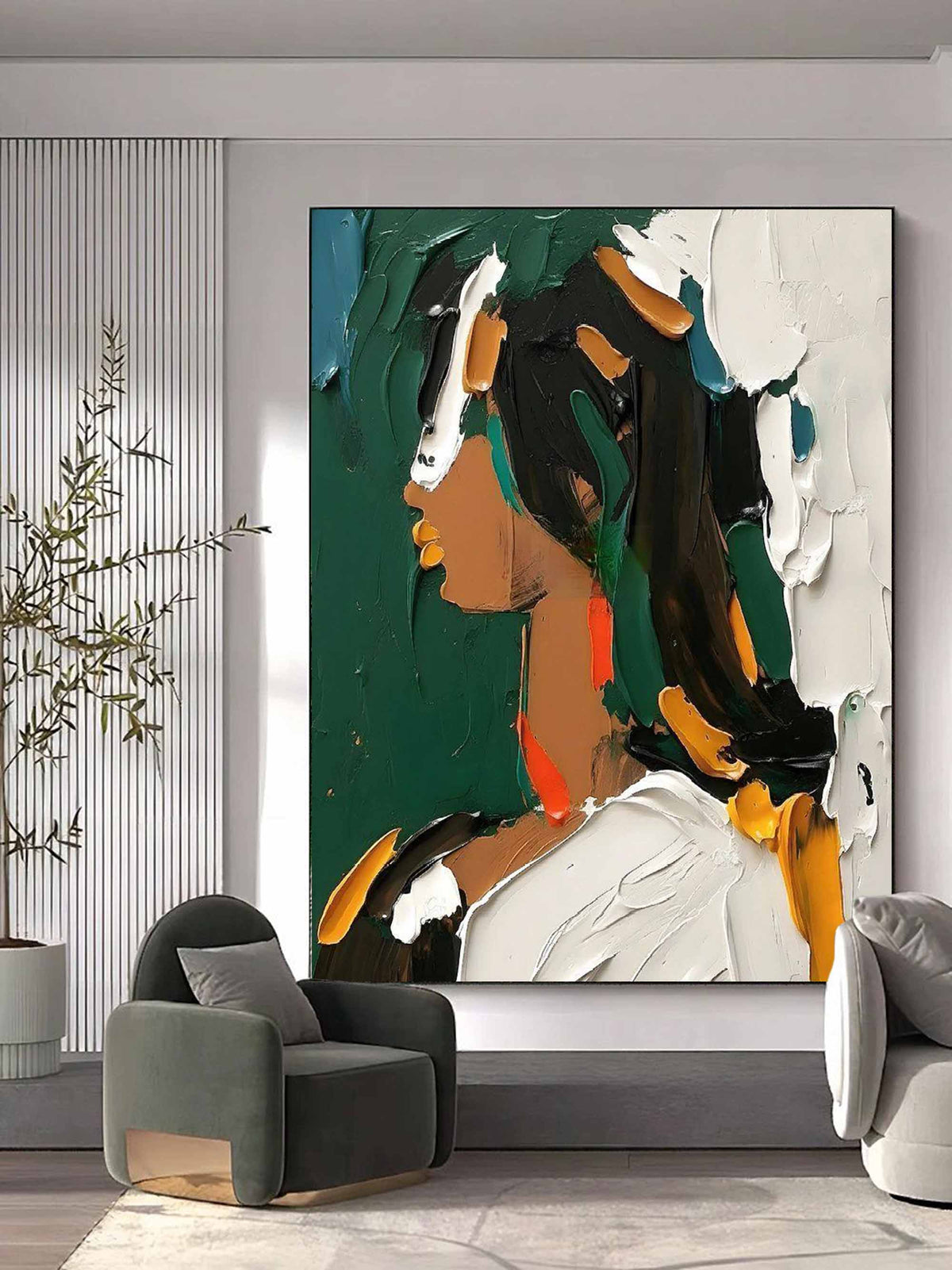 Wall Art Colorful Abstract Energetic Playful