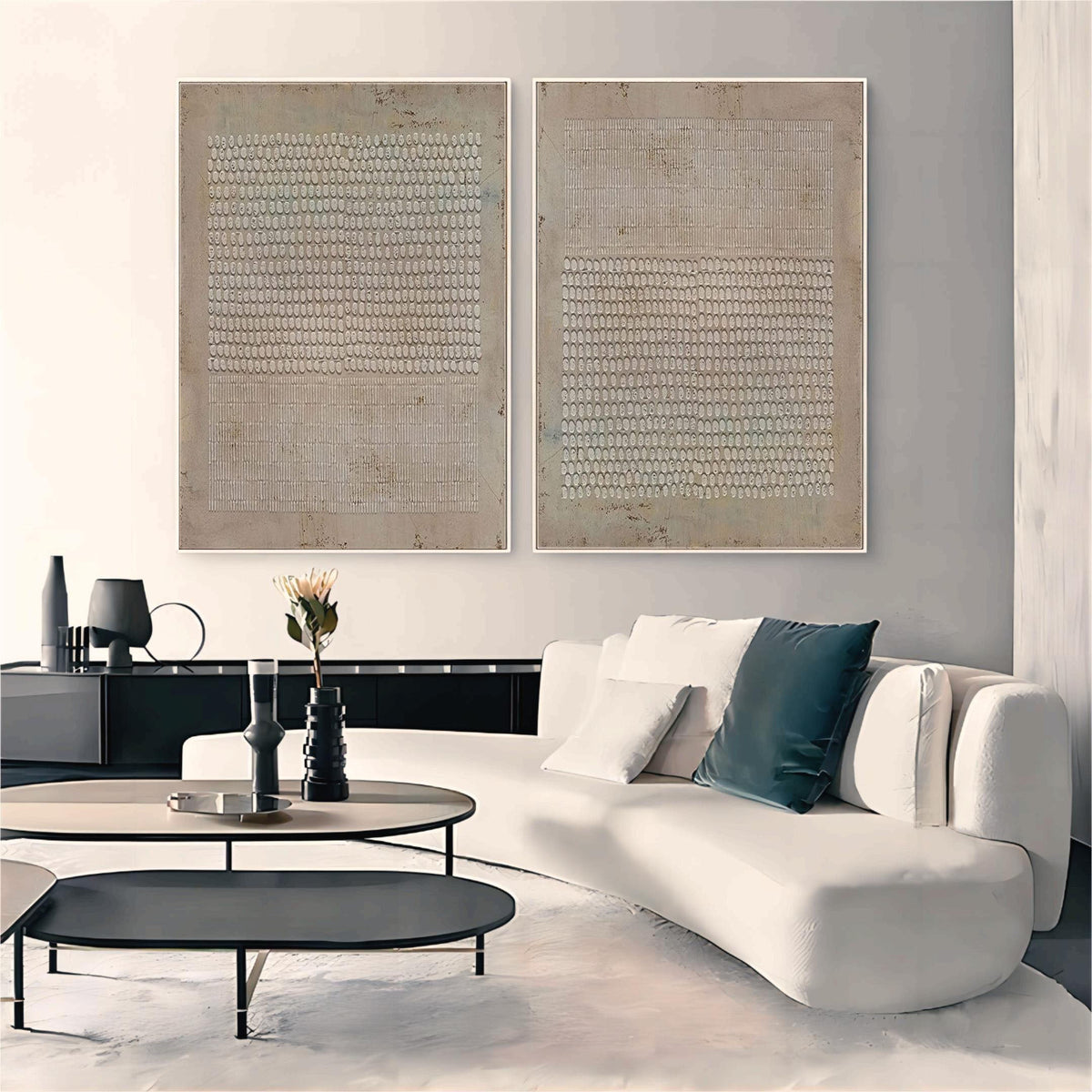 Wall Art Abstract Wabi-Sabi Modern Serene