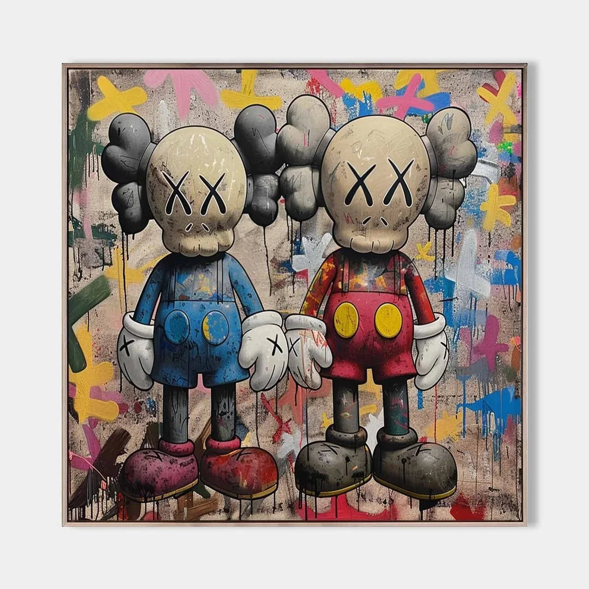 Wall Art Pop Art Graffiti KAWS Companion