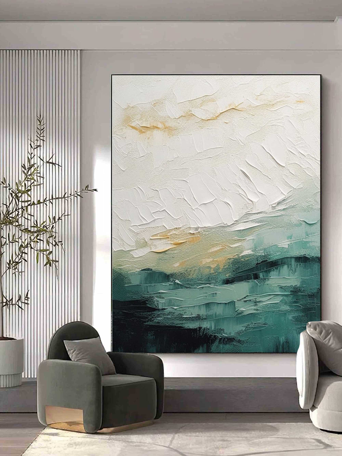 Wall Art Landscape Impressionist Mountain