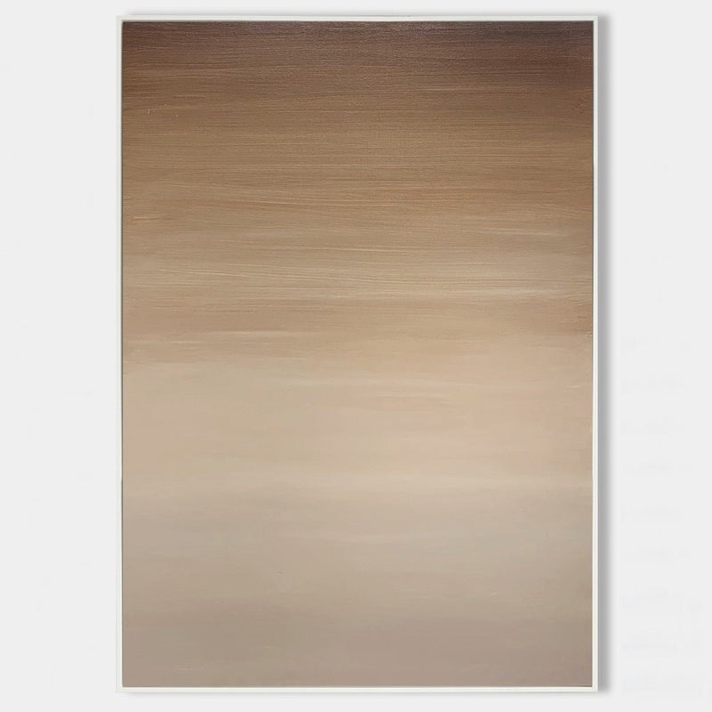 Earthy Ombre Gradient Abstract Painting