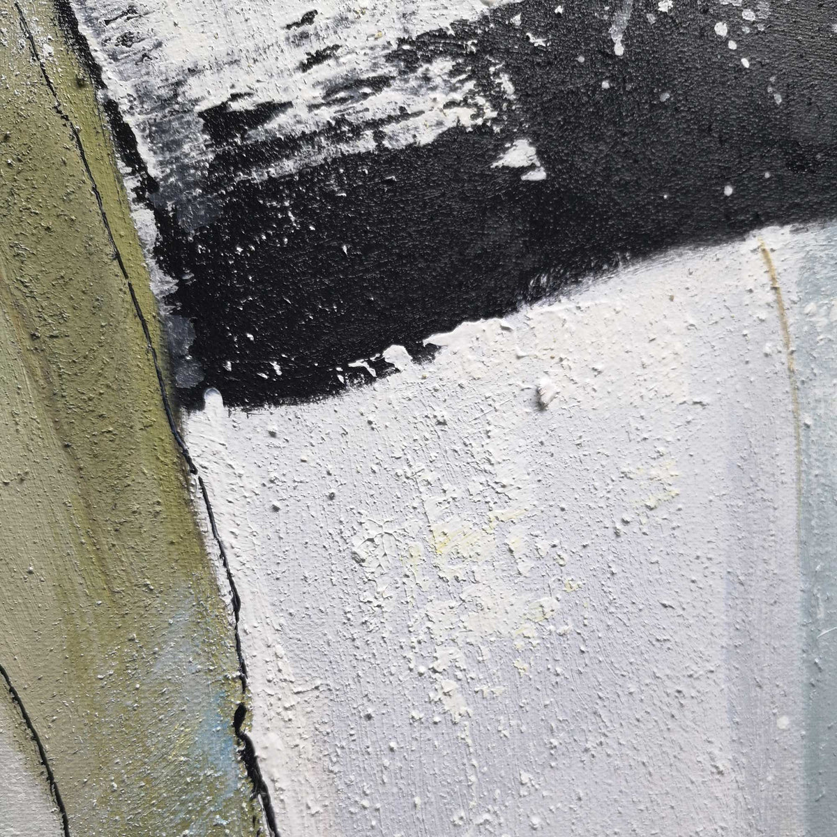 Cracked Earth Abstract Painting Vertical