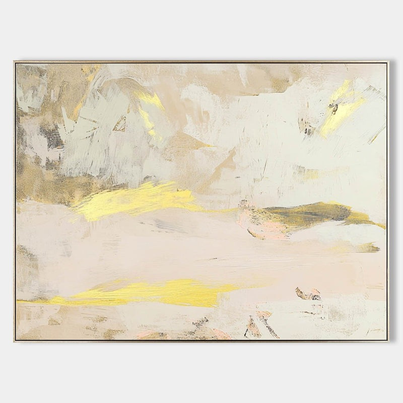 Wall Art Soft Textured Layered Gold