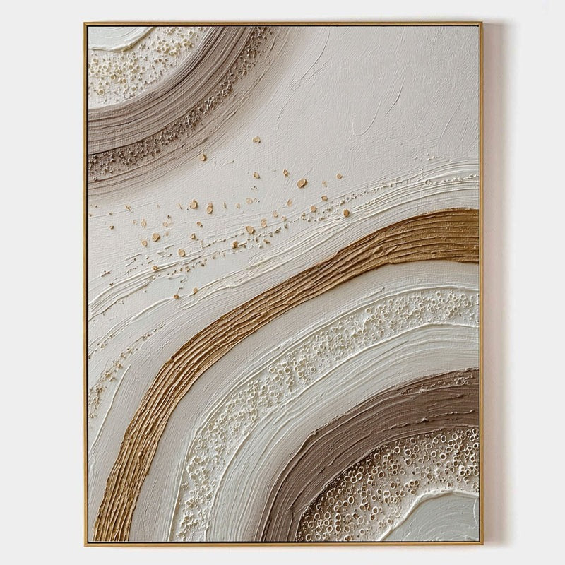 Wall Art Abstract Arc Texture Painting