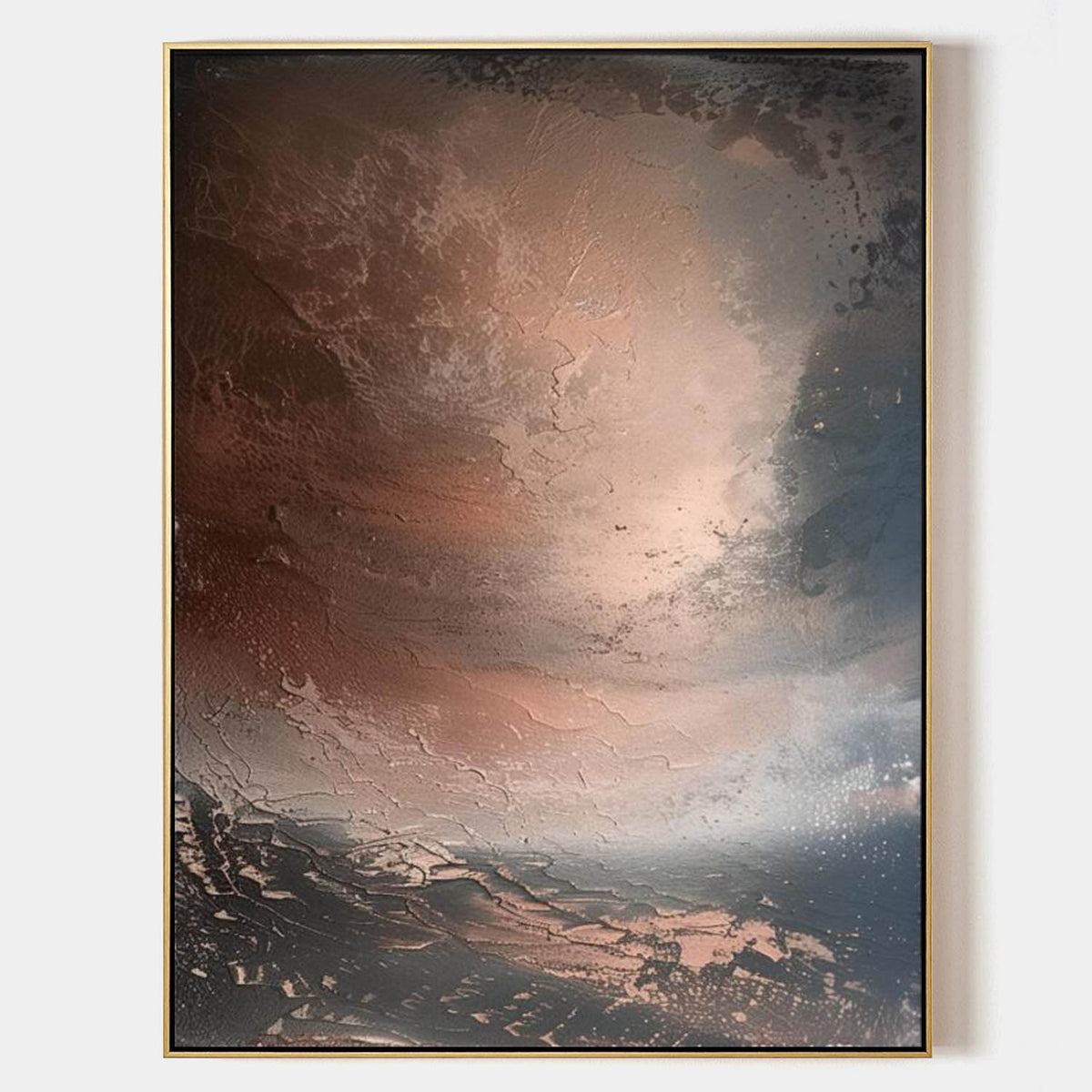Abstract Terrain Oil Painting