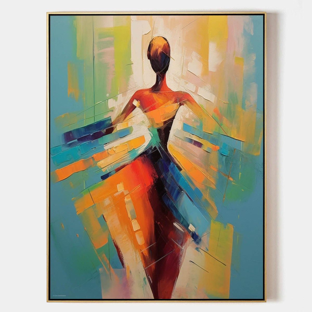 Wall Art Palette Vibrant Modern Edgy